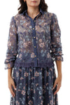 Camicia in Tulle Ricamata