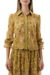 Camicia in Tulle Ricamata