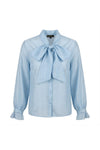 Camicia in Tencel con Fiocco