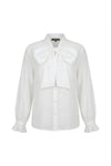 Camicia in Tencel con Fiocco