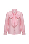 Camicia in Tencel con Fiocco