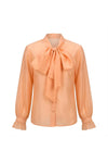 Camicia in Tencel con Fiocco