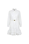 Abito Camicia con Balze
